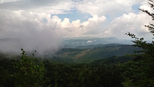 Gutâi, Igniș & Țibleș: Beautiful clouds on Gutai Mountain, Maramures, Romania