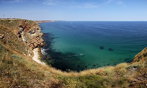 Kaliakra și Bolata: Kaliakra - Blick nach Norden