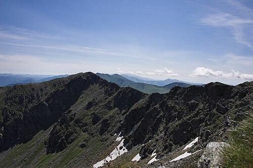 Rodnei: Rodna Mountains from west, Romaina