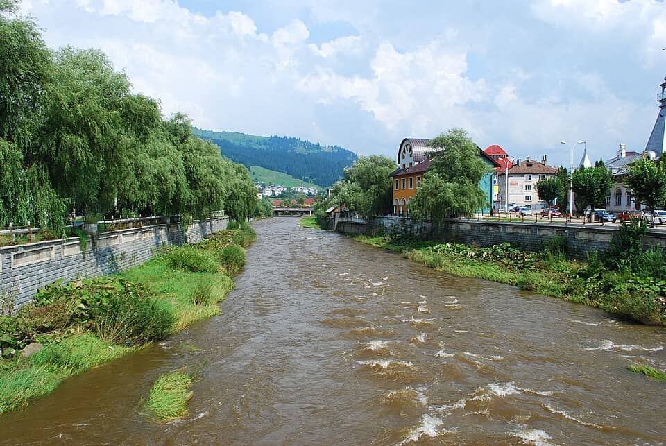 Călimani: RO SV Vatra Dornei Dorna river 1